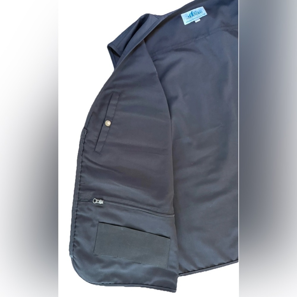 Blue Stone Safety Vest Mens XXXL Black Utility Tactical Security Concealed Carry - Picture 6 of 8